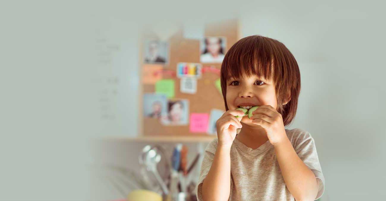 boy eating food hero